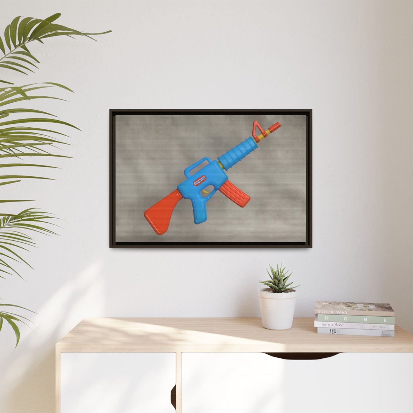 AR-15 Framed Canvas Gallery Wrap