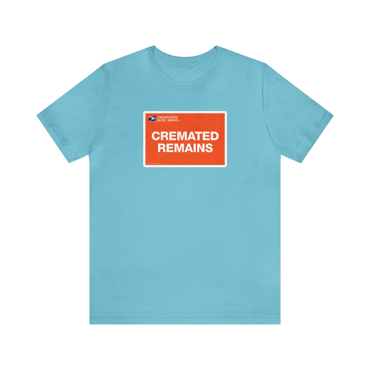 T-shirt restes incinérés