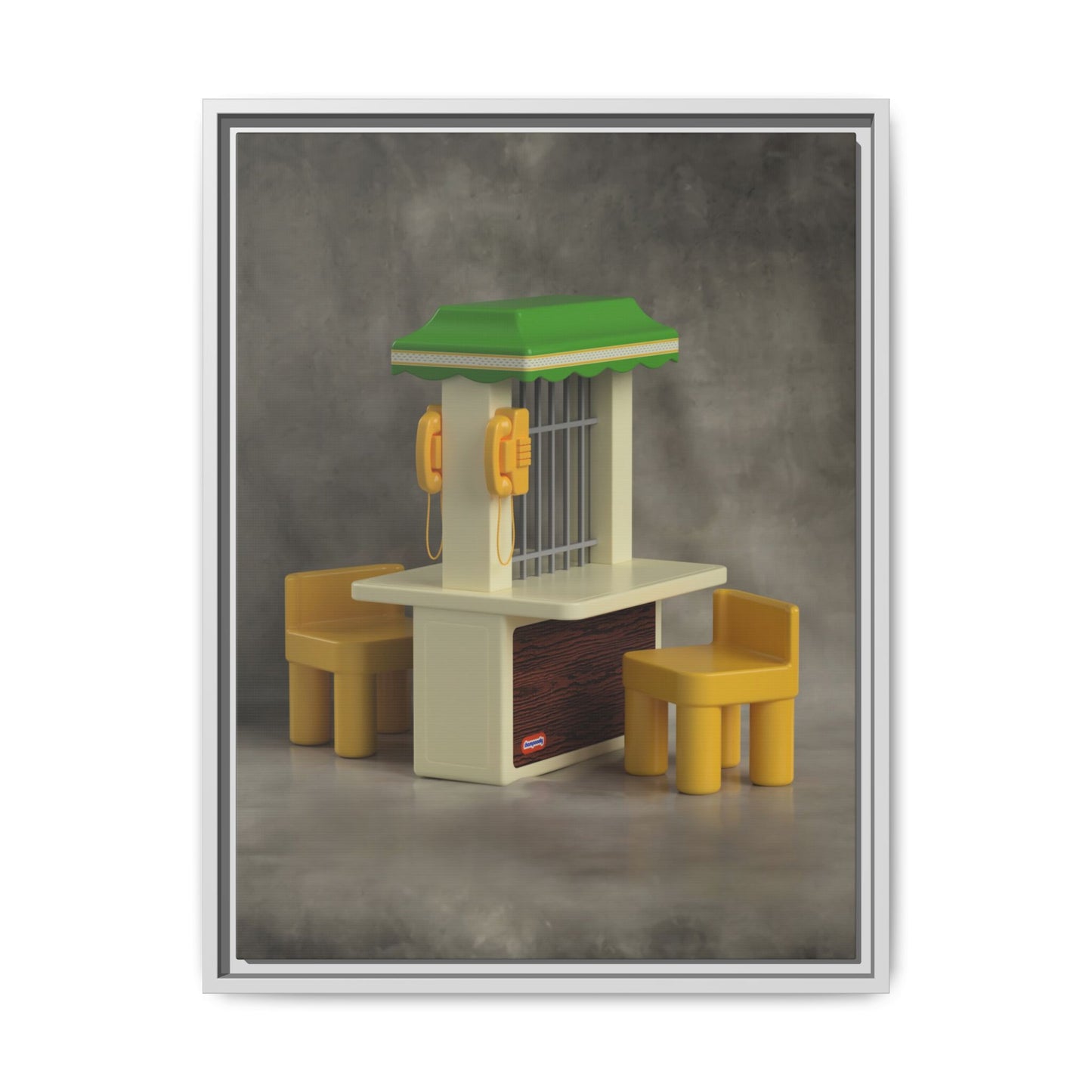 Visitation Booth Framed Canvas Gallery Wrap