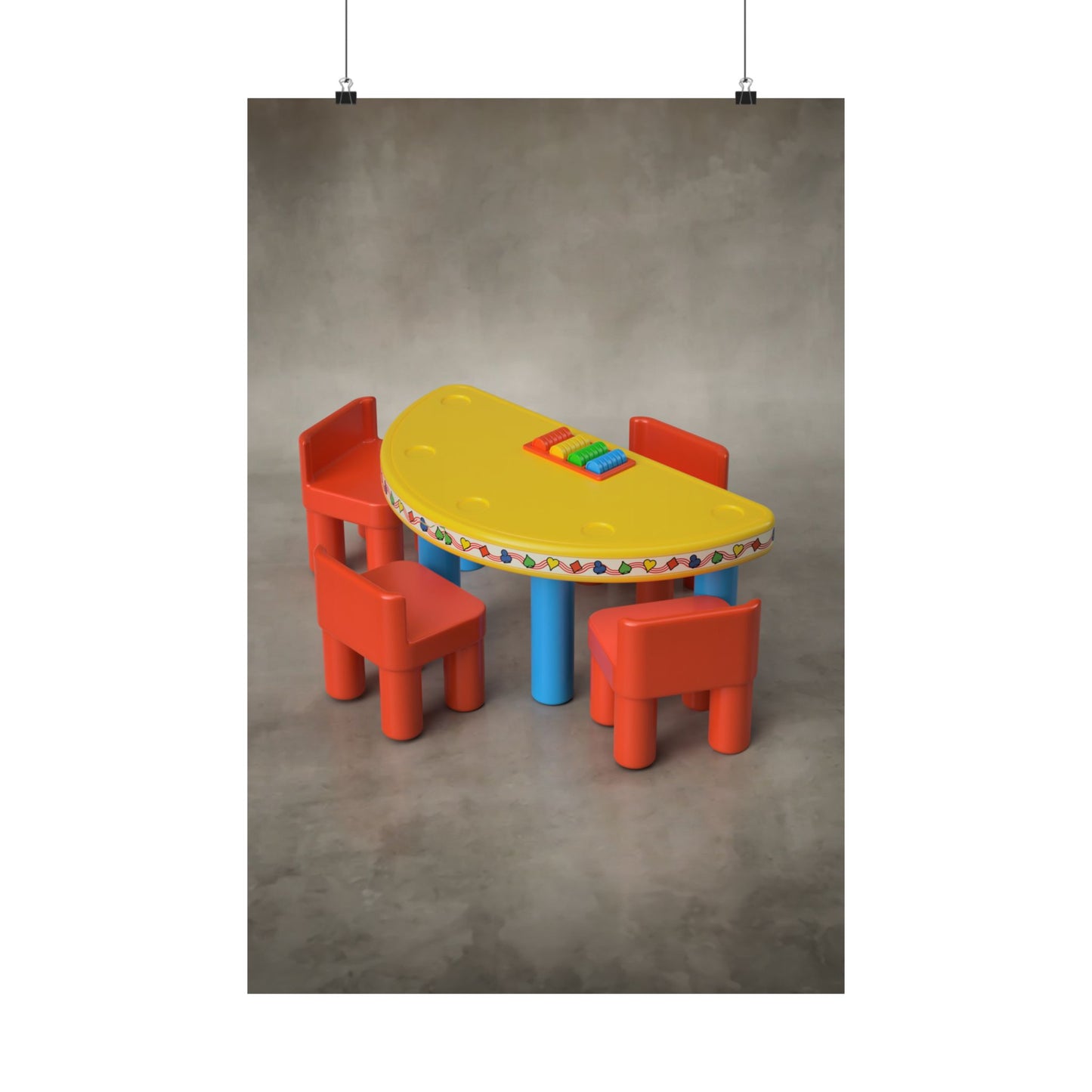 Poker Table Archival Print