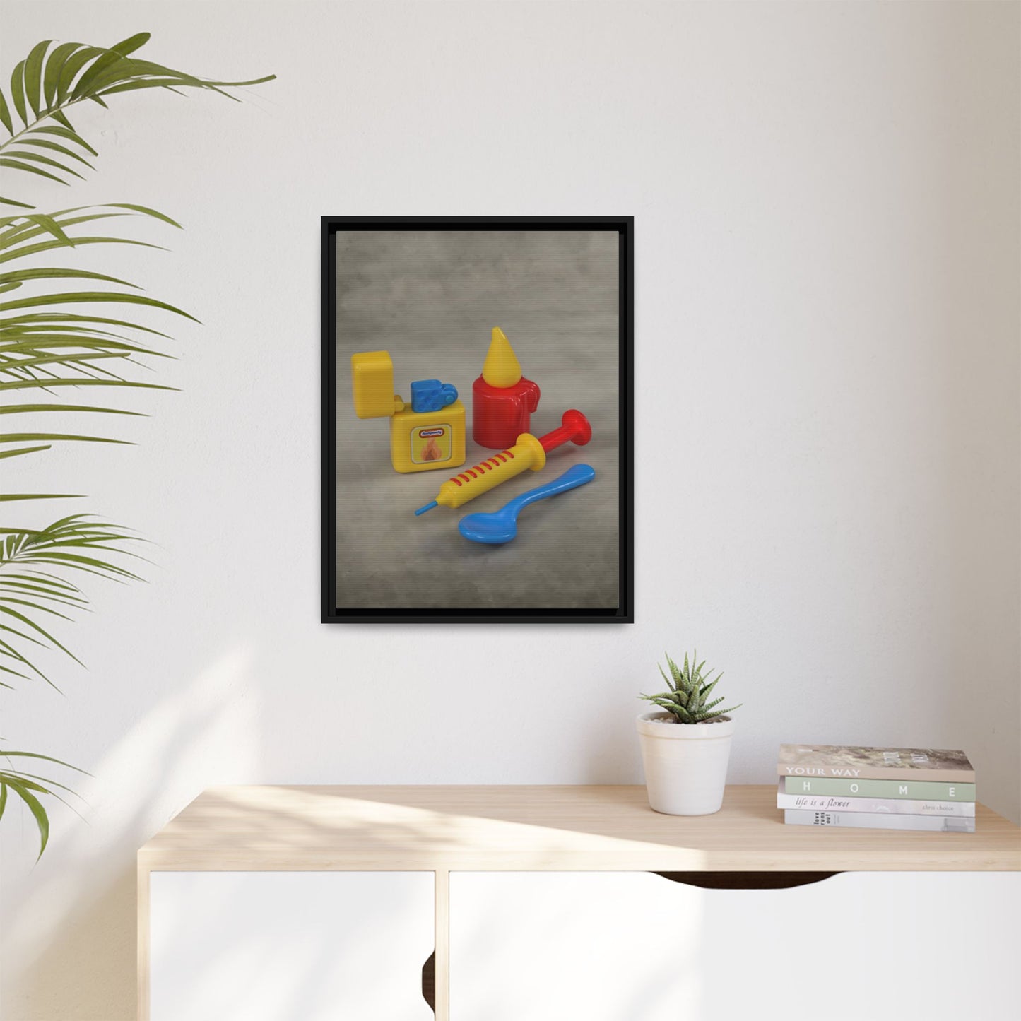 Heroin Framed Canvas Gallery Wrap