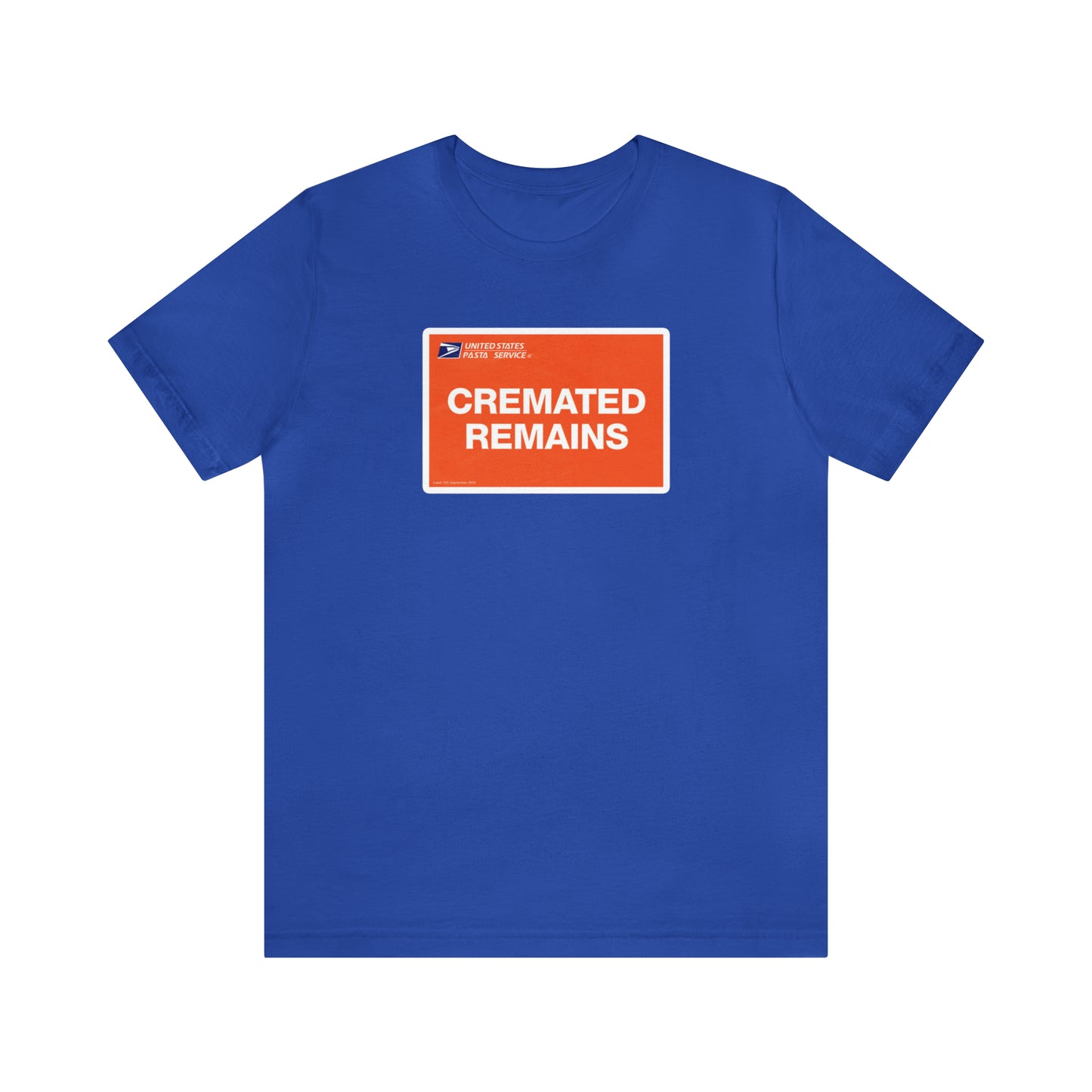 T-shirt restes incinérés