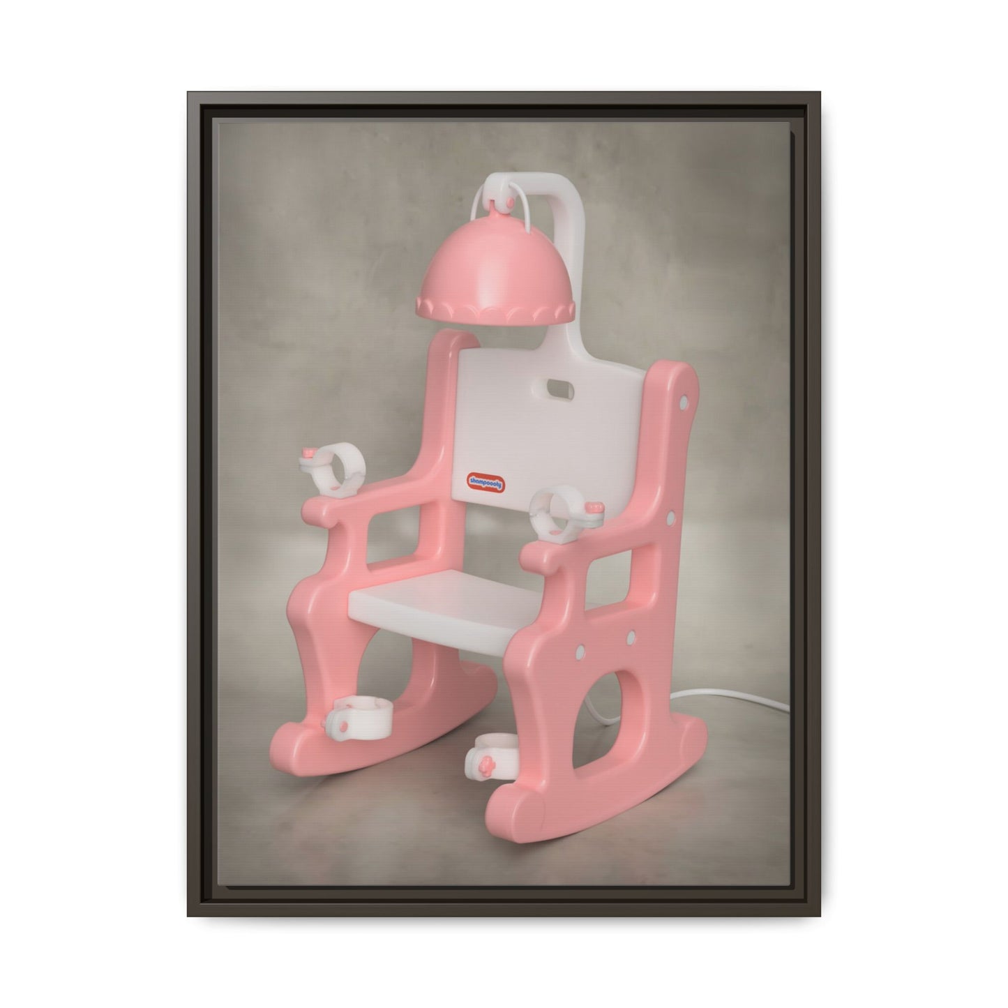 Electric Chair Framed Canvas Gallery Wrap