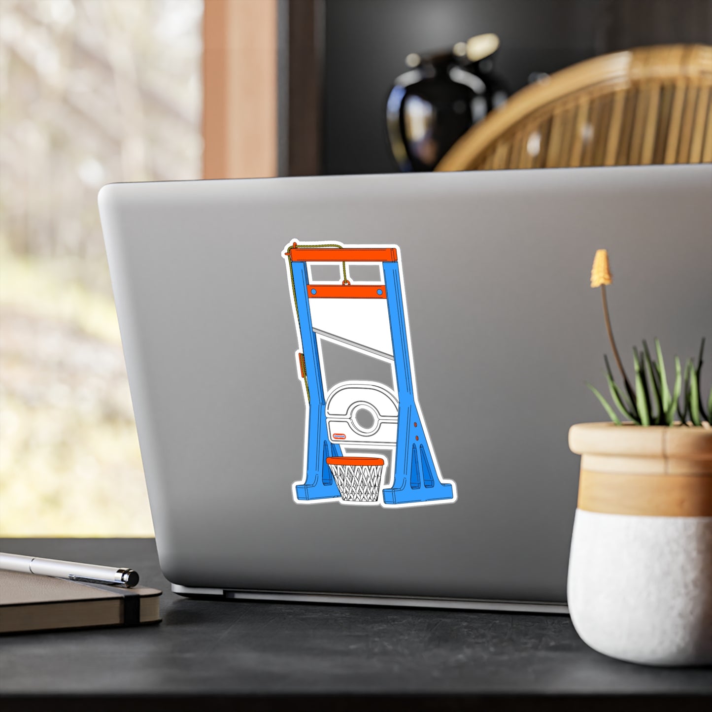 Guillotine Vinyl Sticker