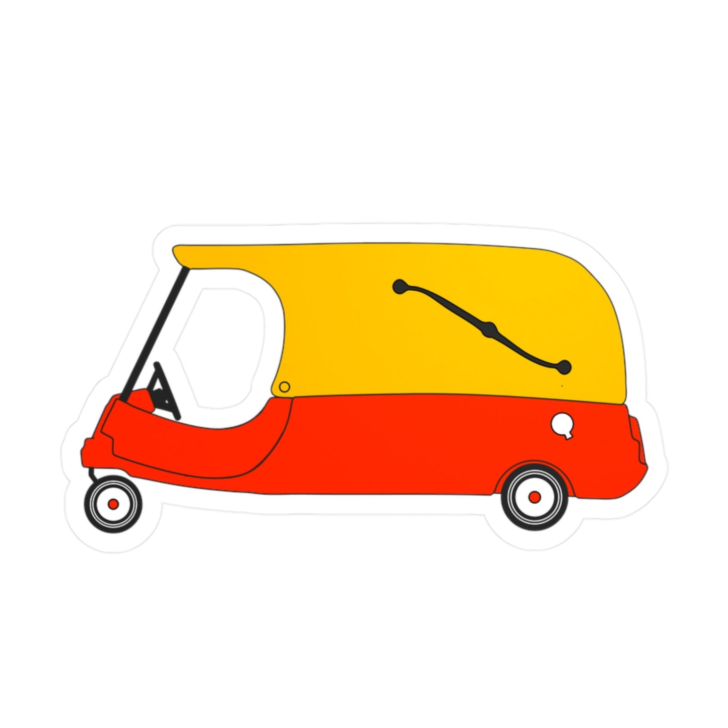 Hearse Vinyl Sticker