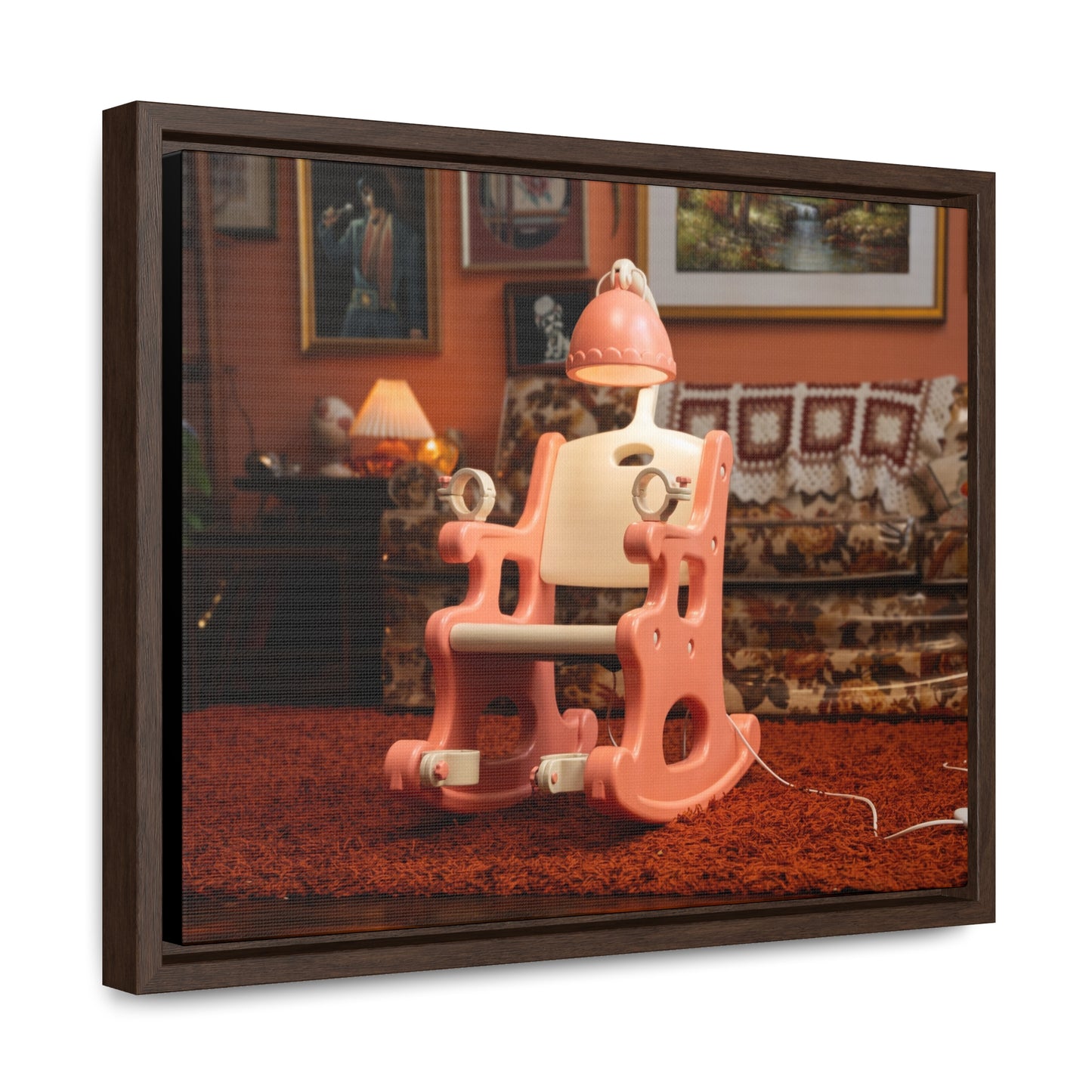 Electric Chair (Real) Framed Canvas Gallery Wrap