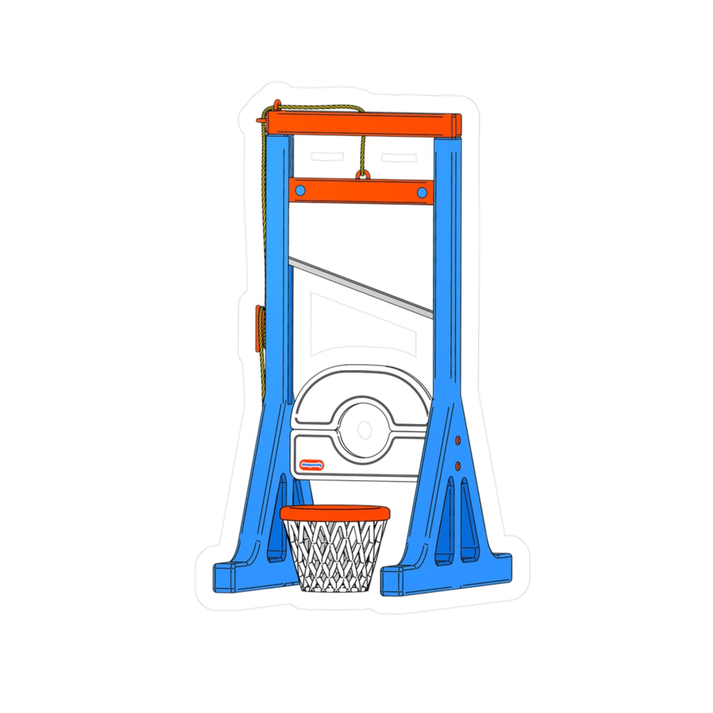 Guillotine Vinyl Sticker