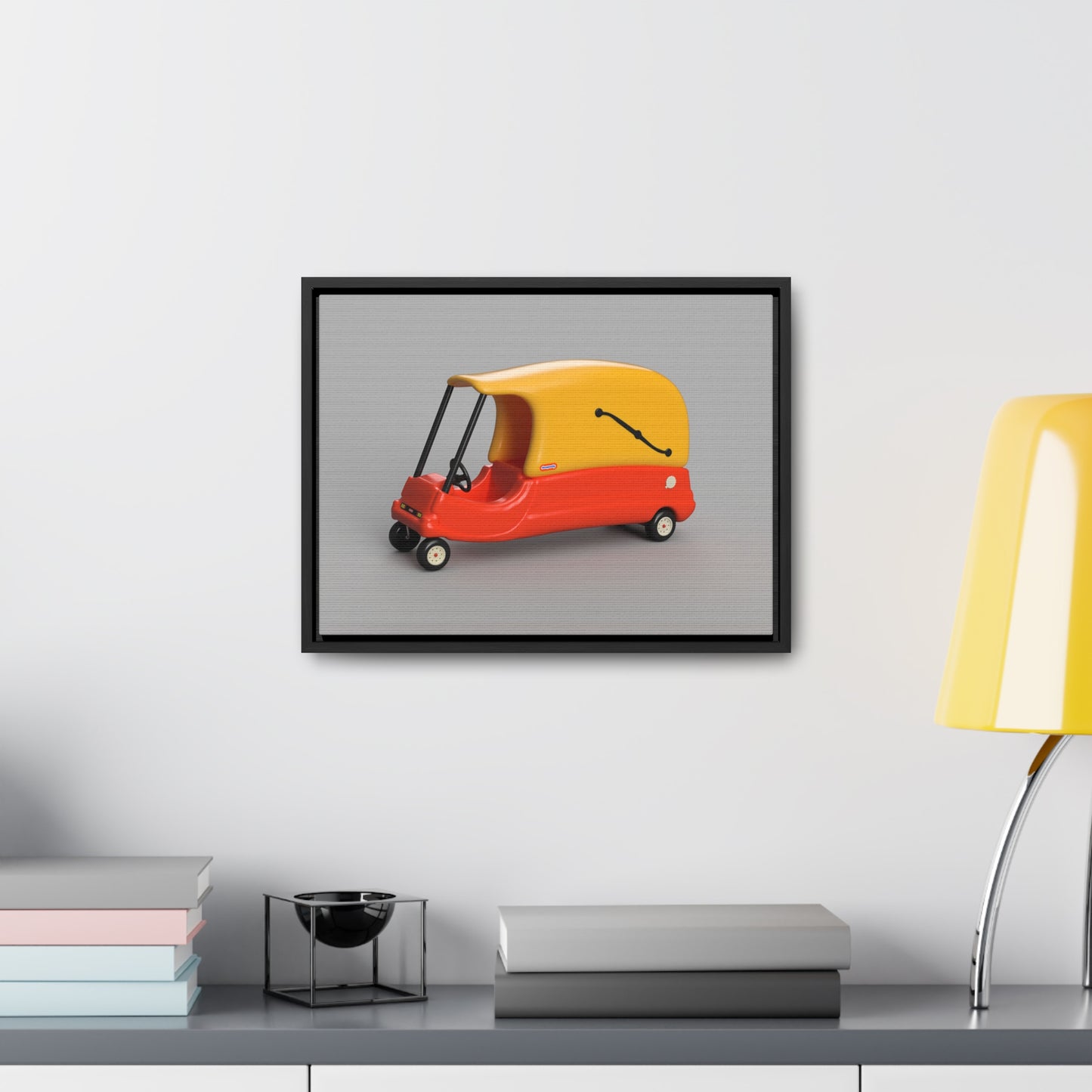 Cozy Hearse Framed Canvas Gallery Wrap