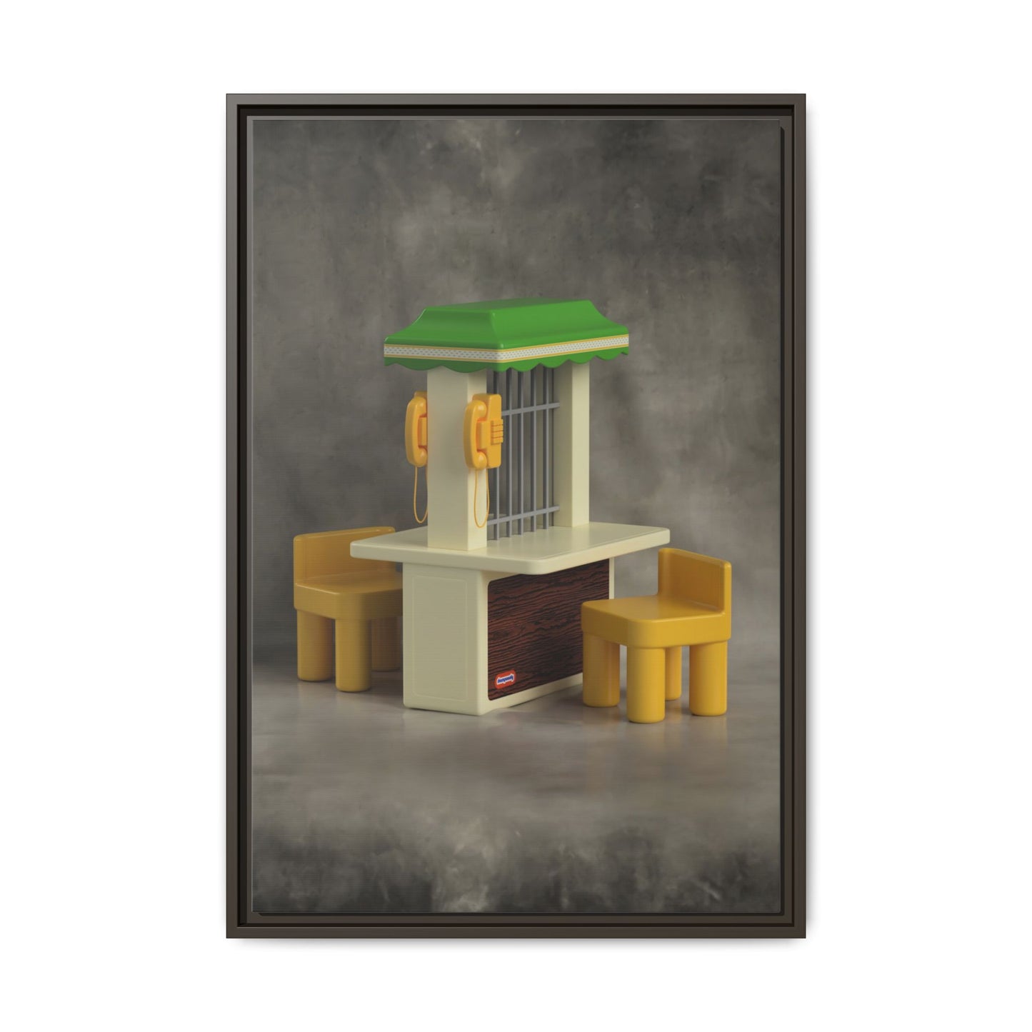 Visitation Booth Framed Canvas Gallery Wrap