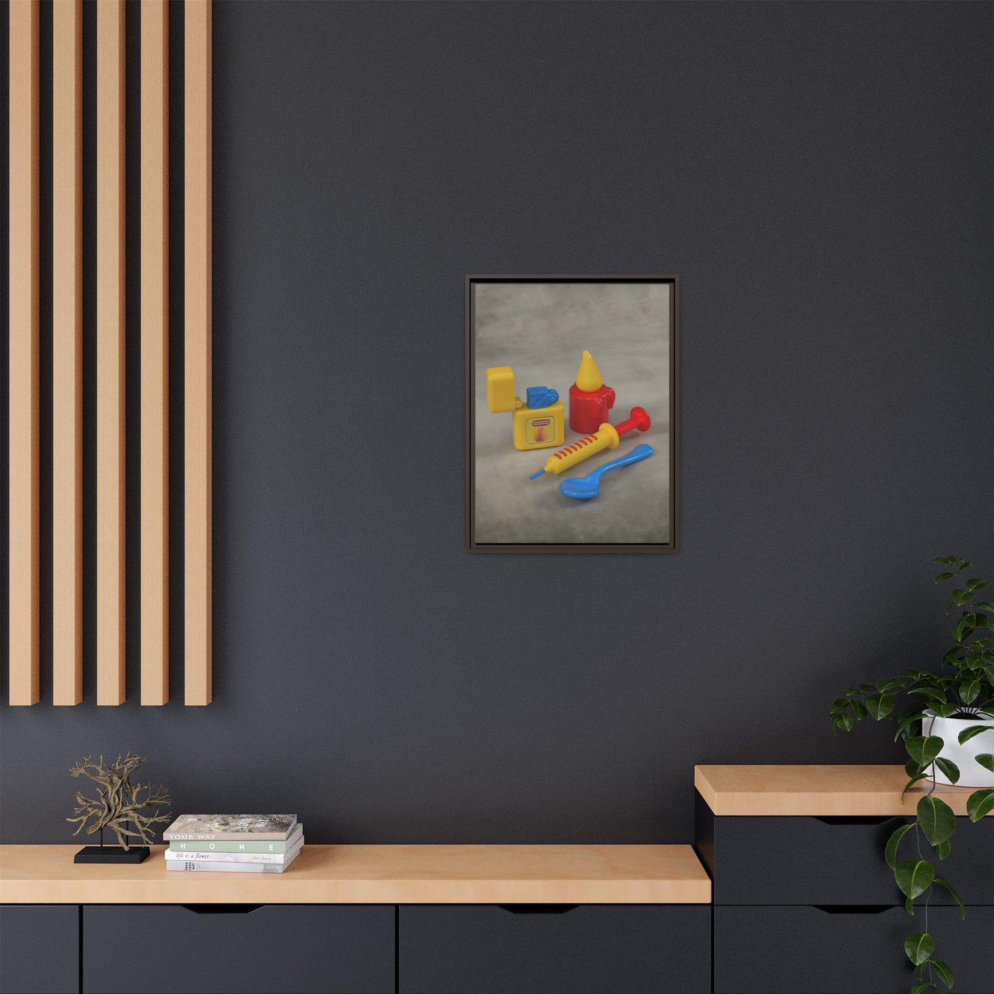 Heroin Framed Canvas Gallery Wrap