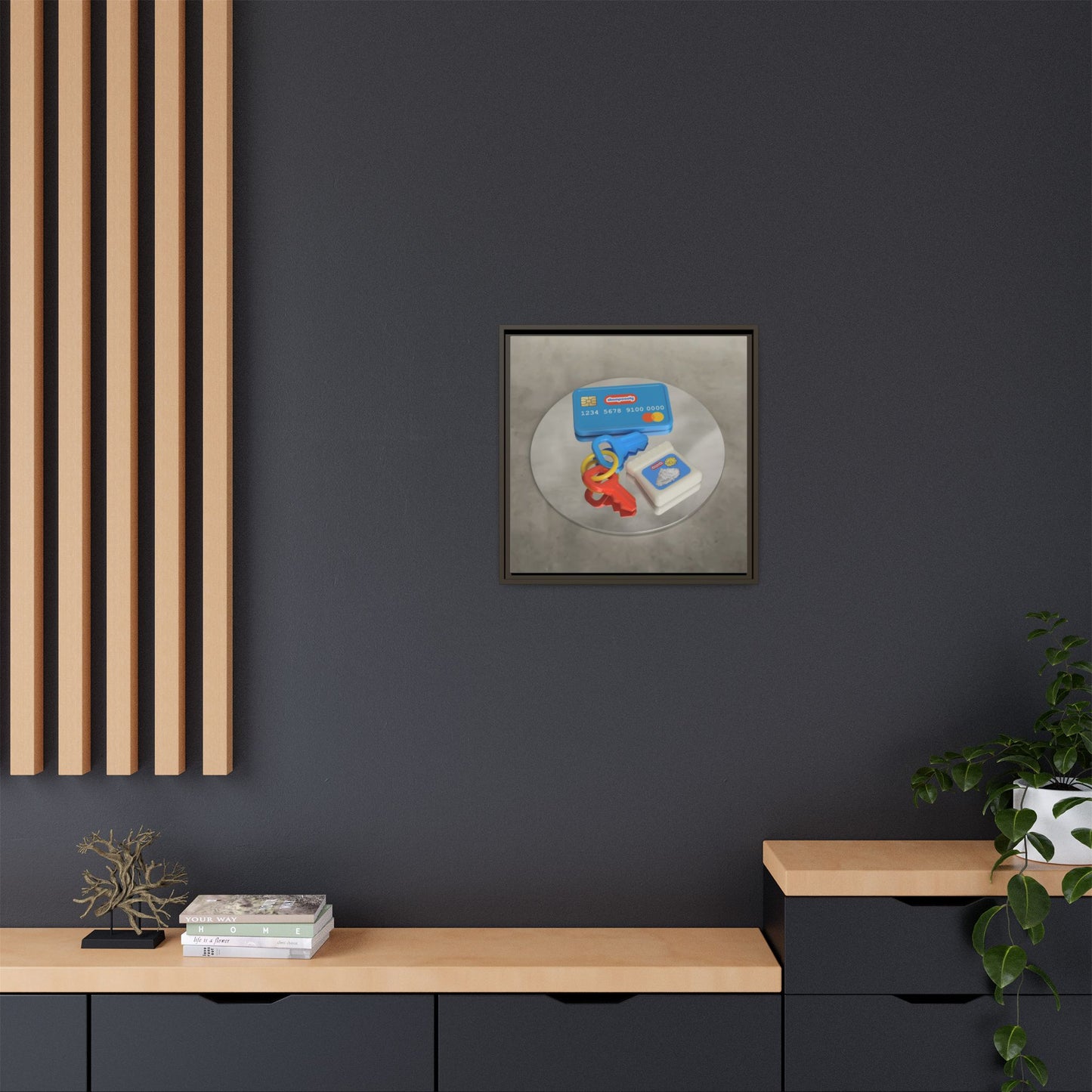 Cocaine Framed Gallery Canvas Wrap