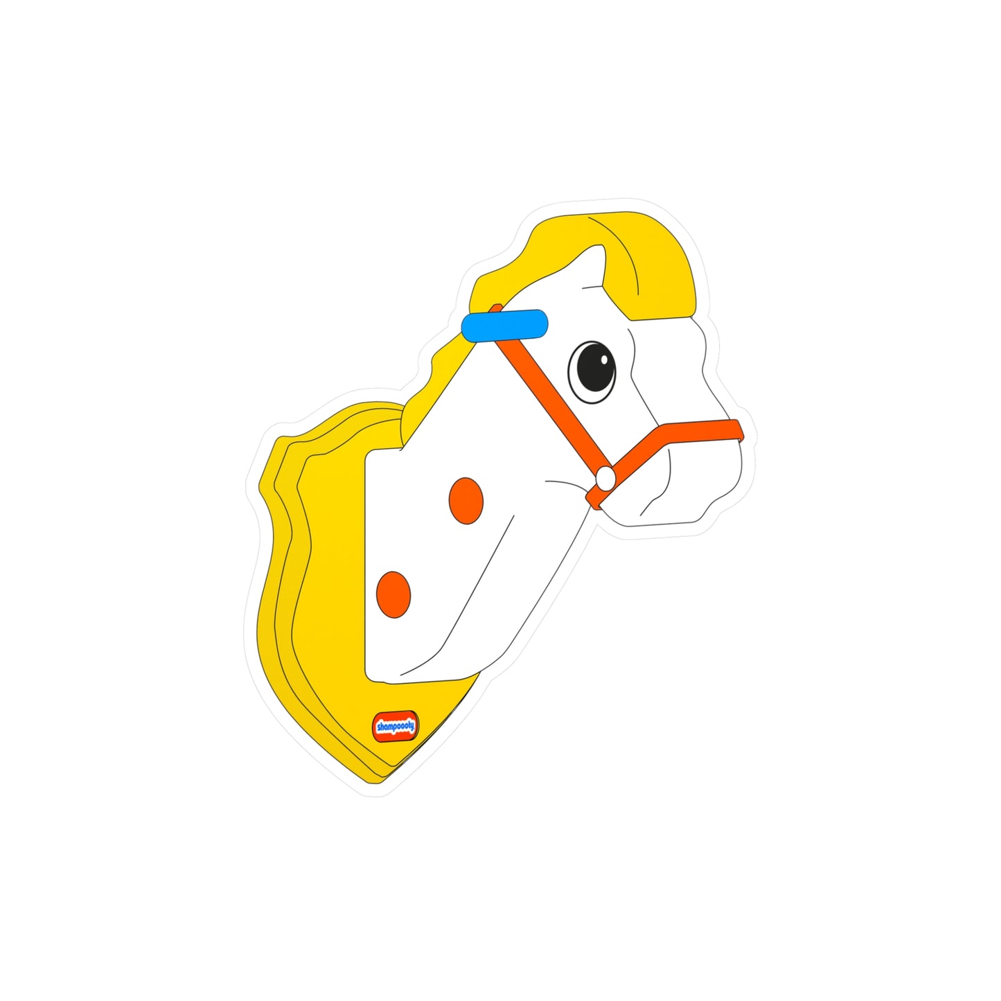 Horse Head Vinyl Sticker