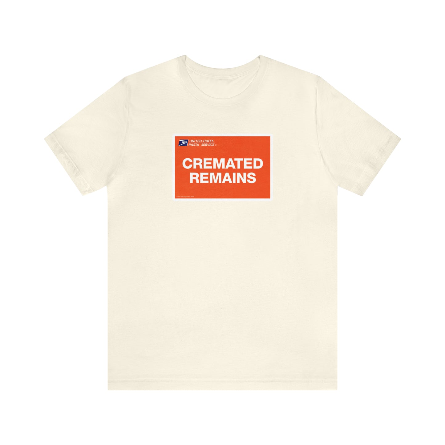 T-shirt restes incinérés