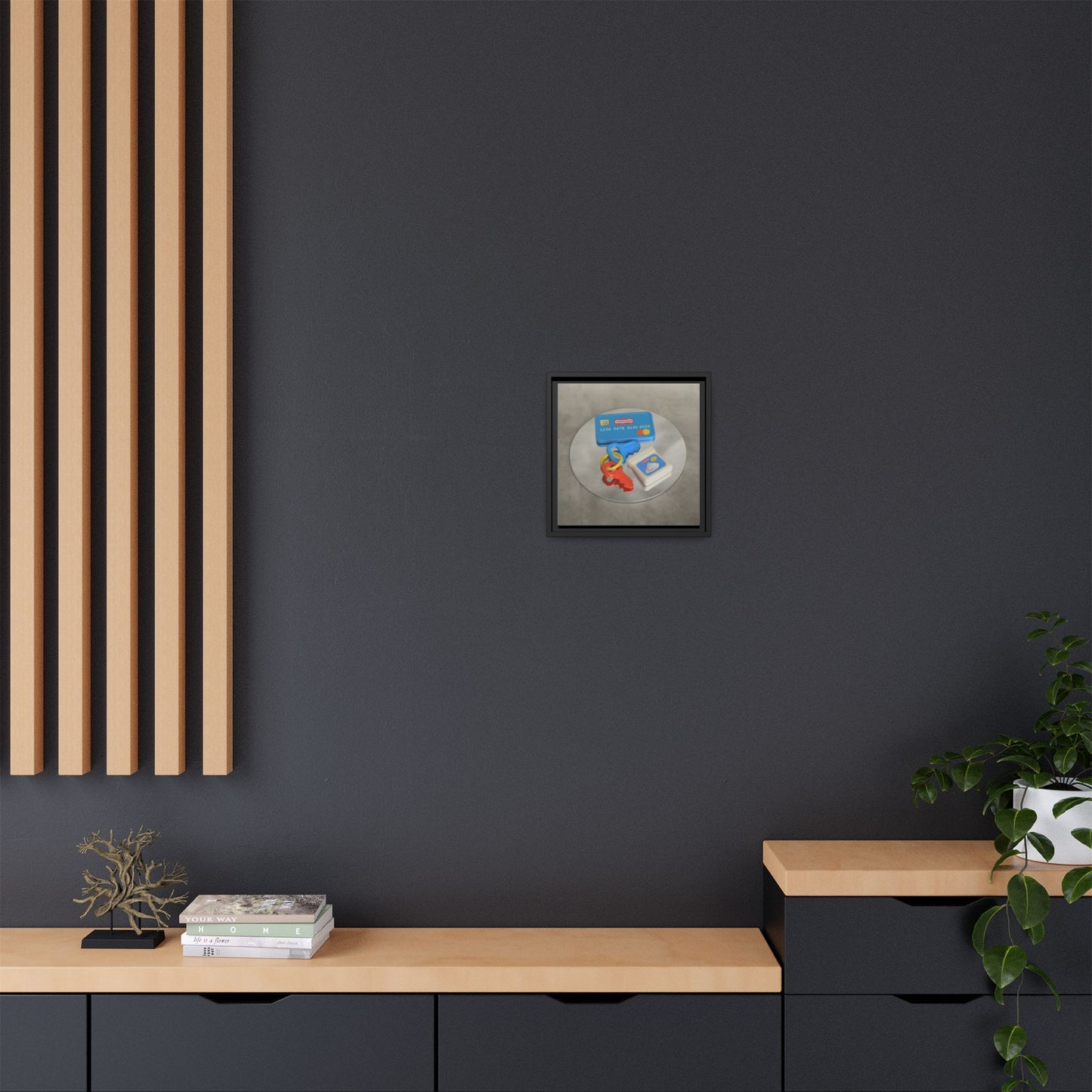 Cocaine Framed Gallery Canvas Wrap