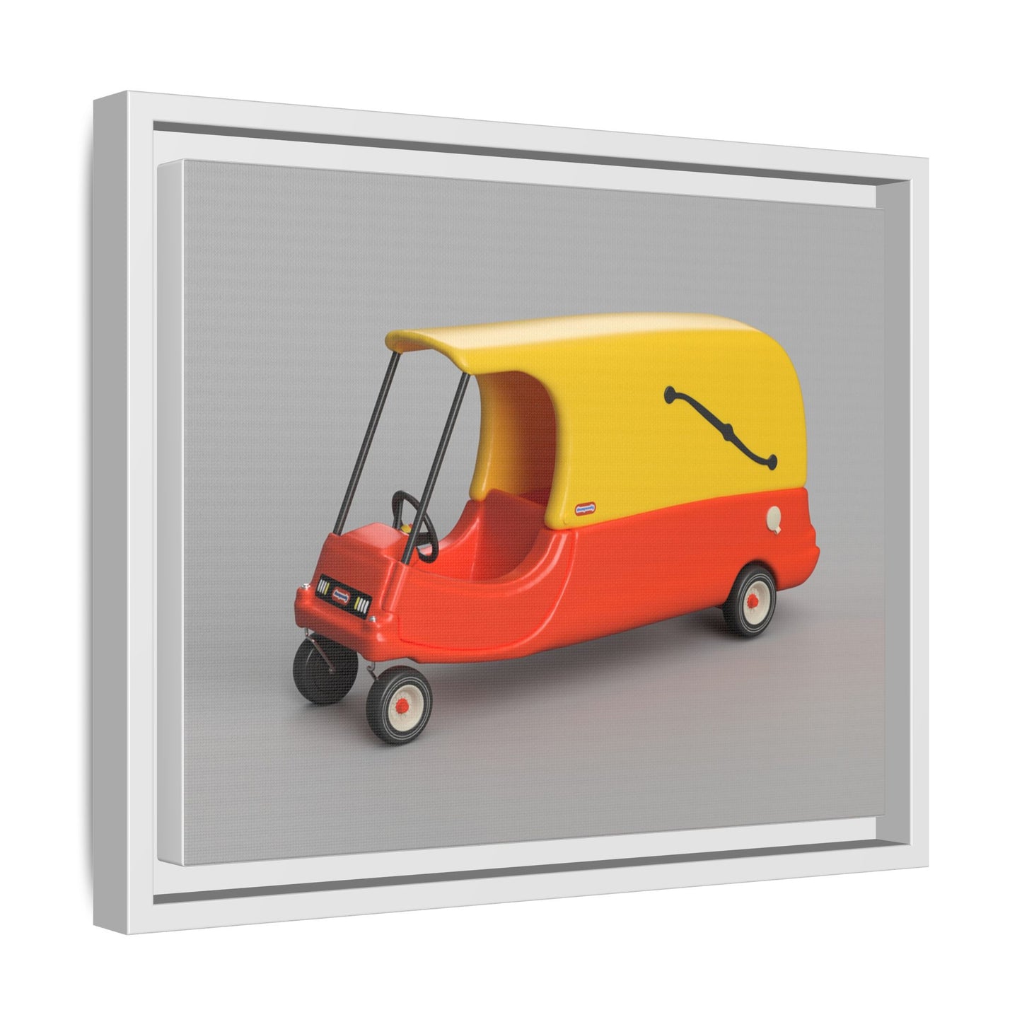 Cozy Hearse Framed Canvas Gallery Wrap