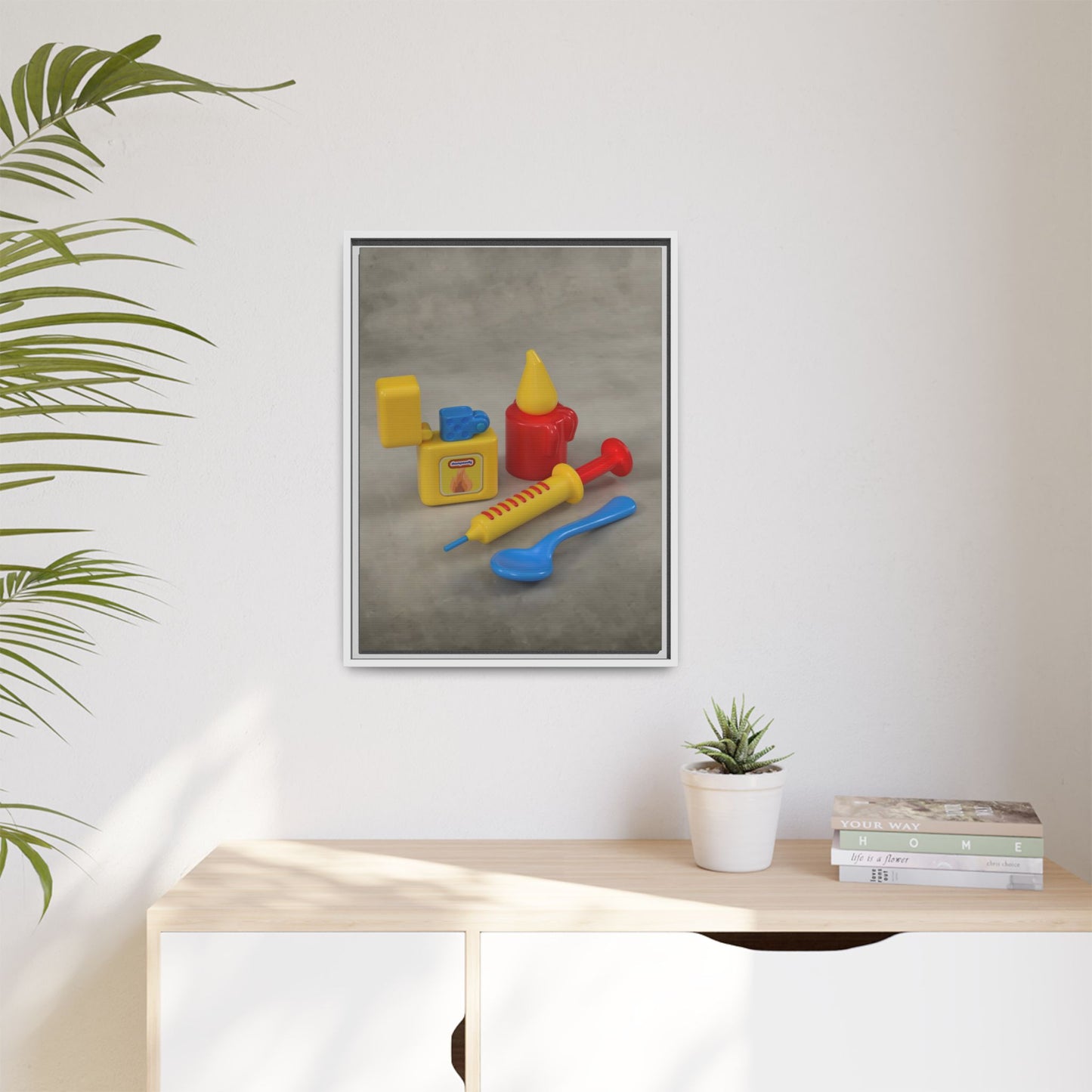Heroin Framed Canvas Gallery Wrap