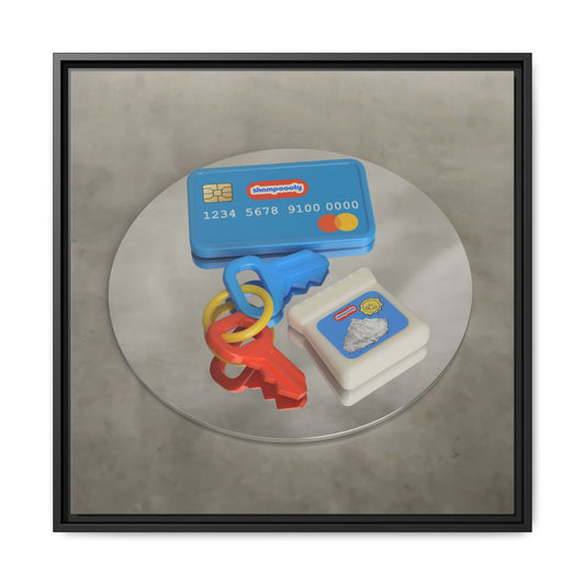 Cocaine Framed Gallery Canvas Wrap