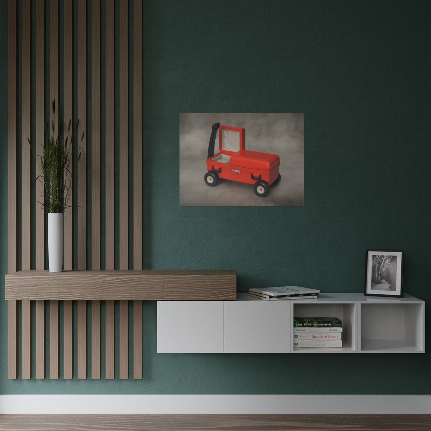 Wagon Casket Archival Print