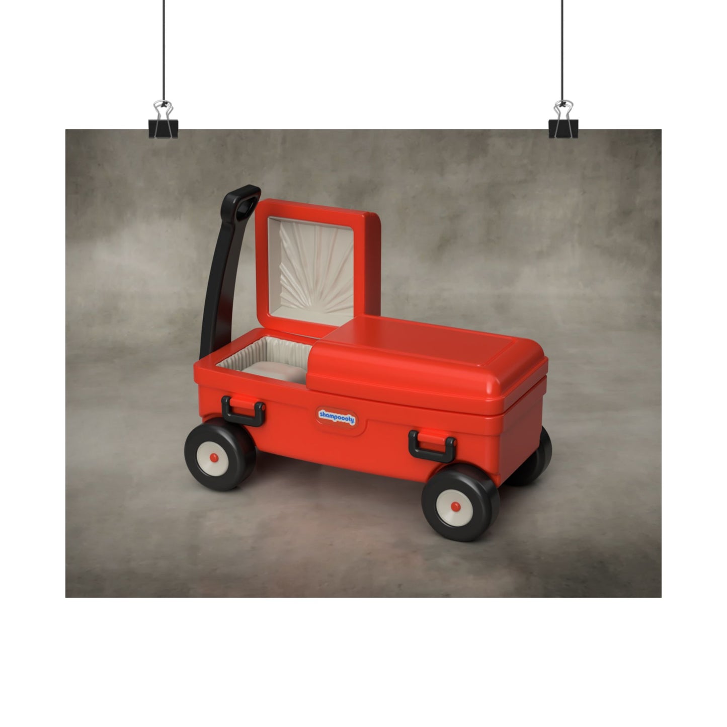 Wagon Casket Archival Print