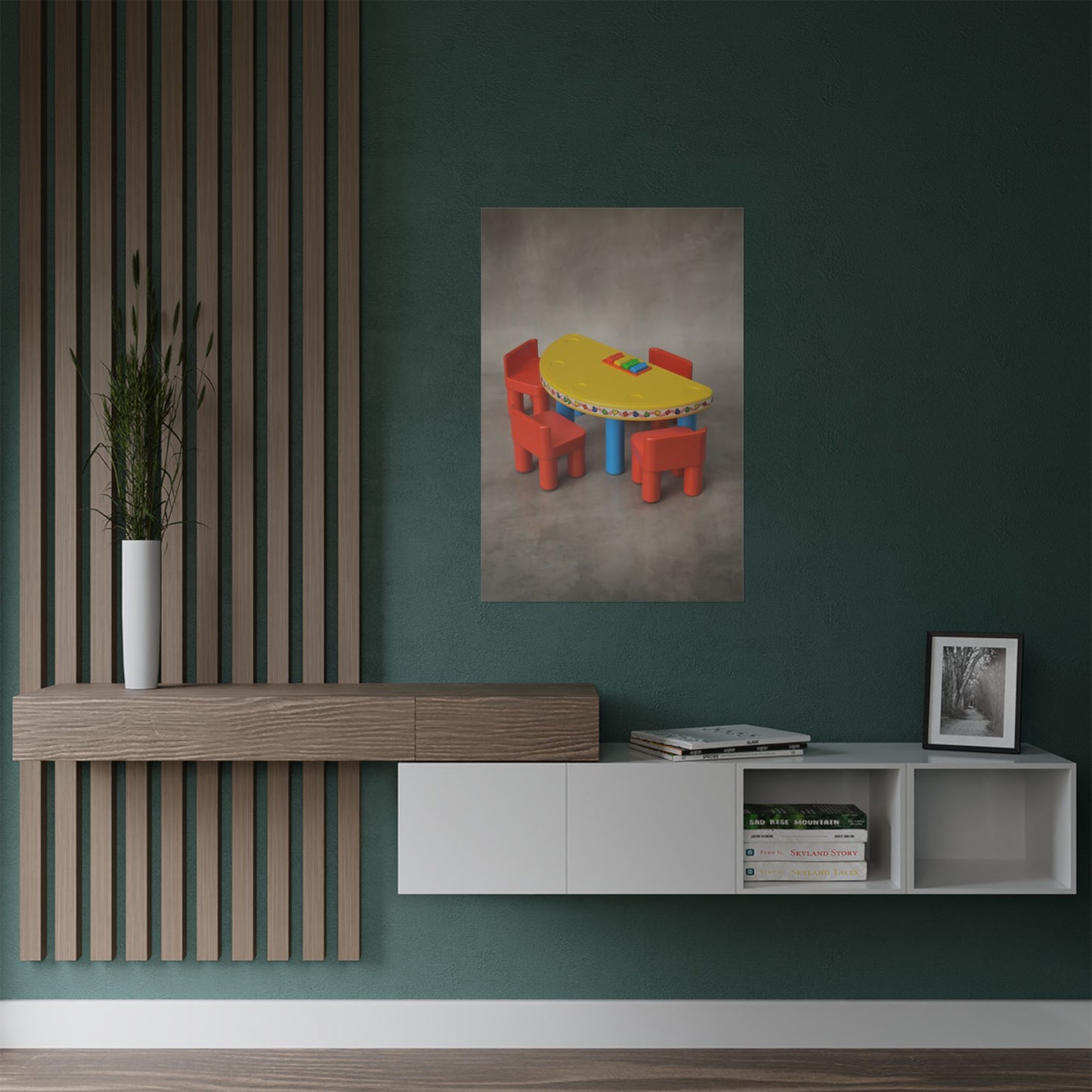 Poker Table Archival Print