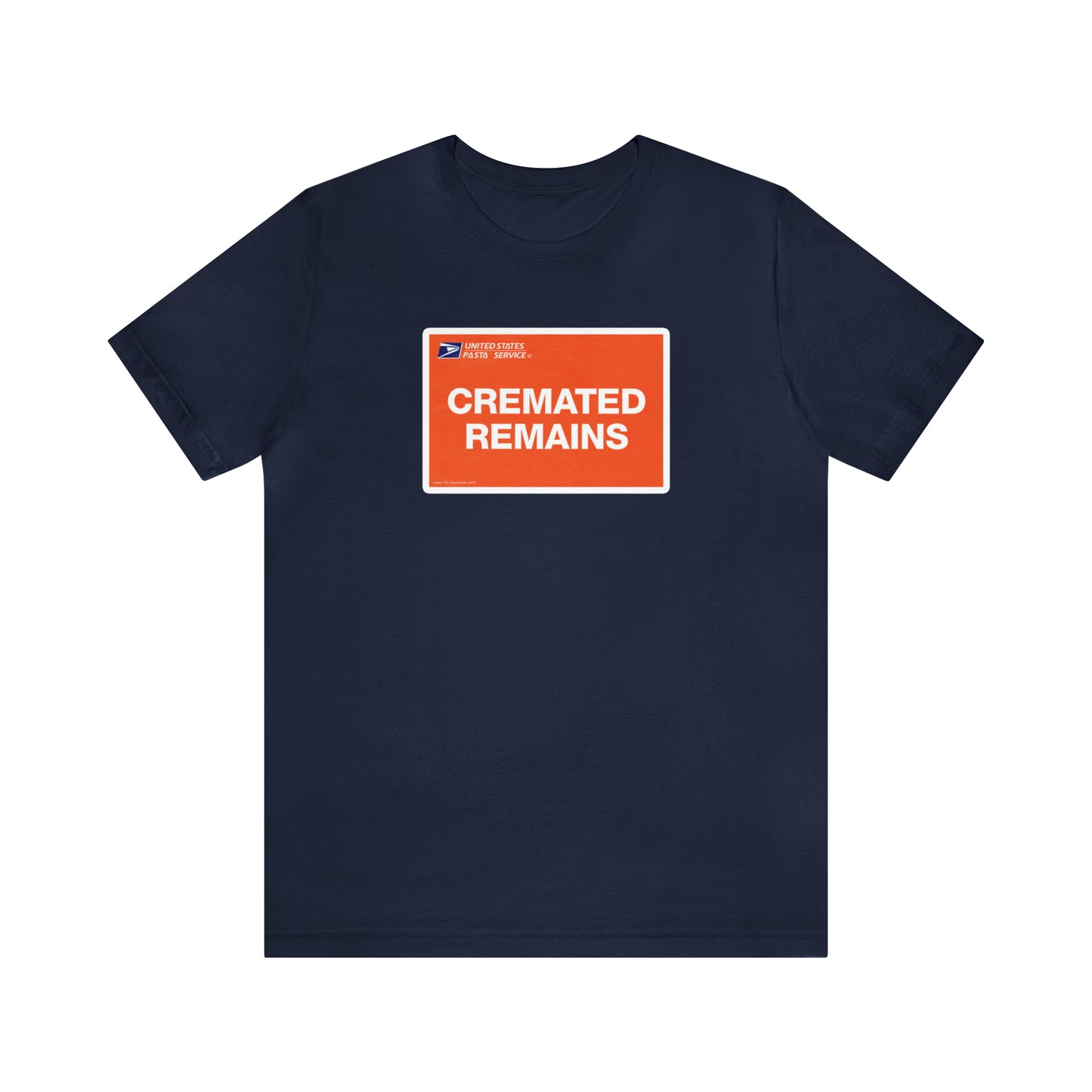 T-shirt restes incinérés
