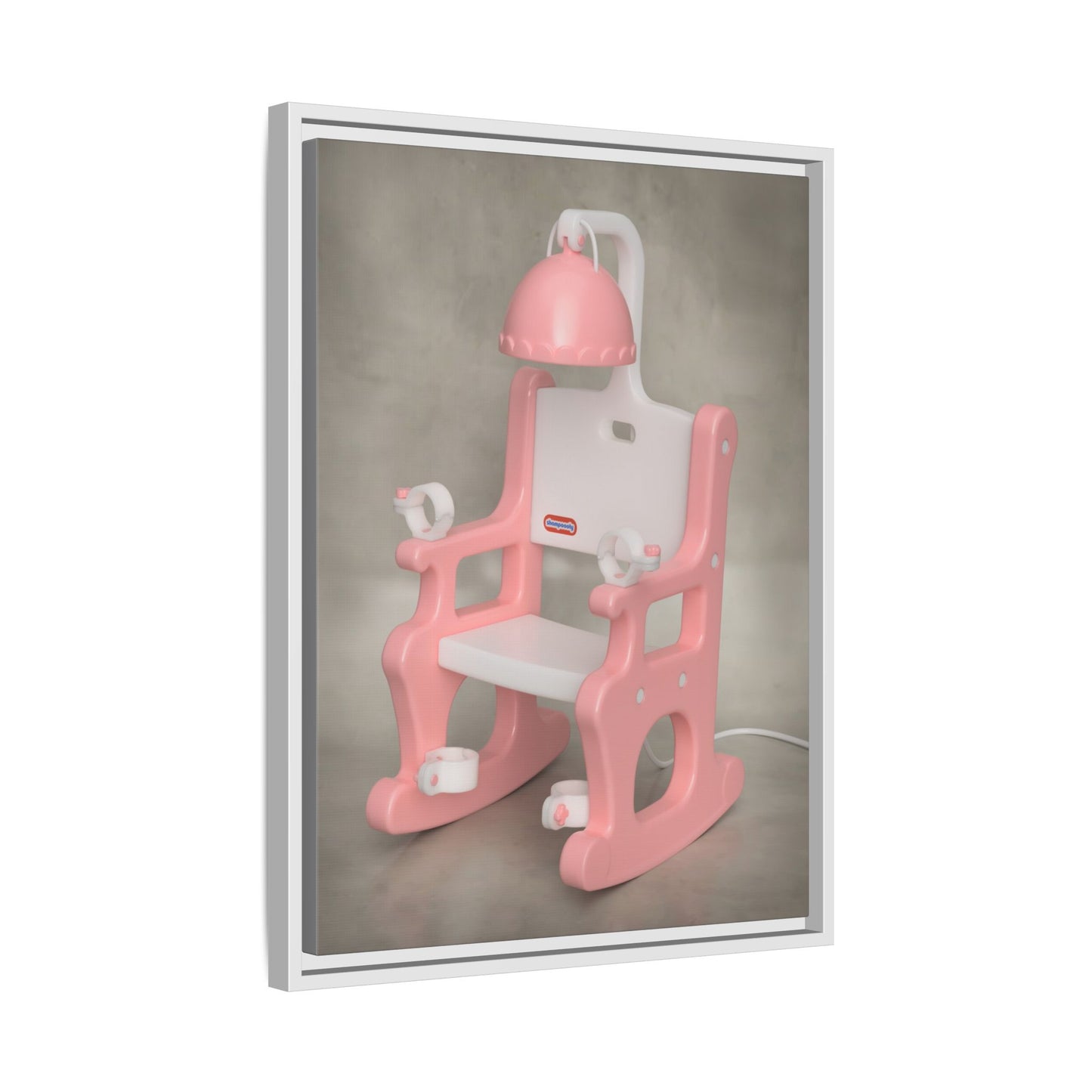 Electric Chair Framed Canvas Gallery Wrap