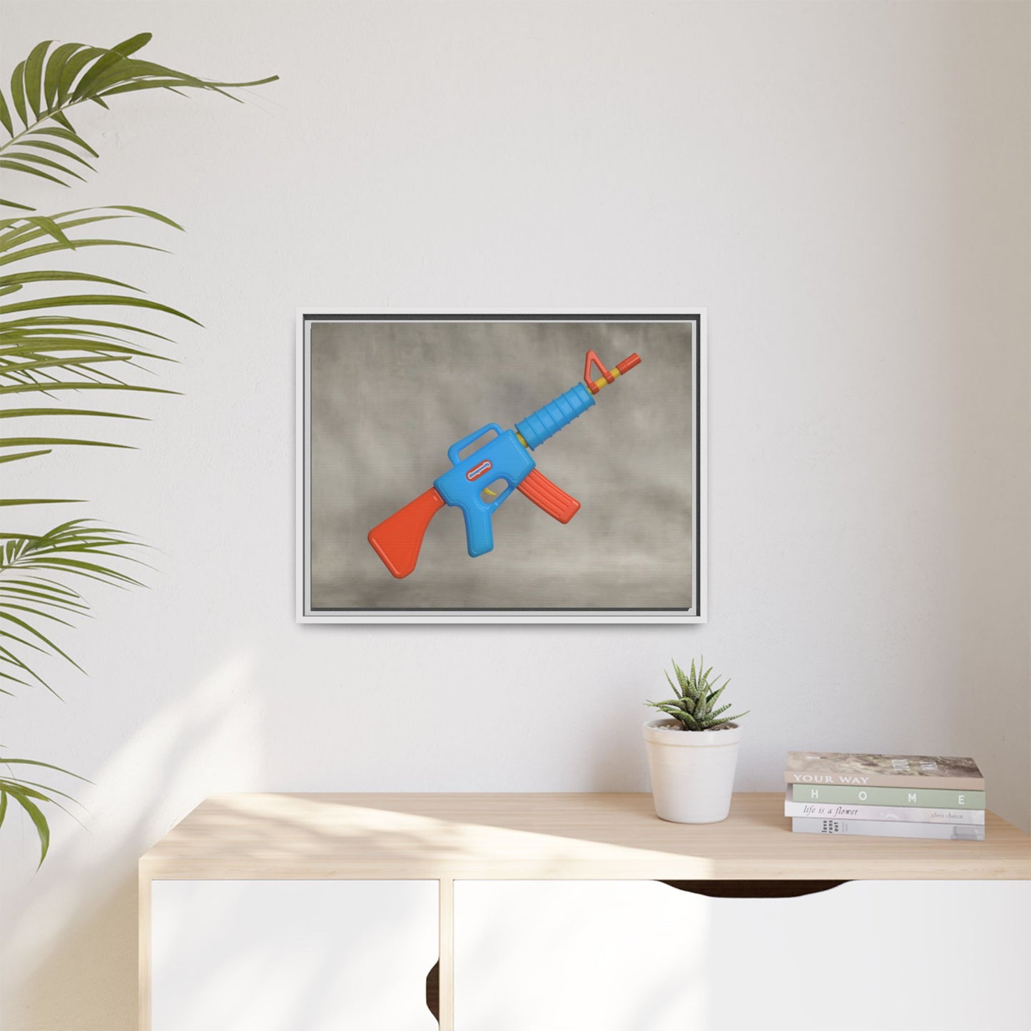AR-15 Framed Canvas Gallery Wrap
