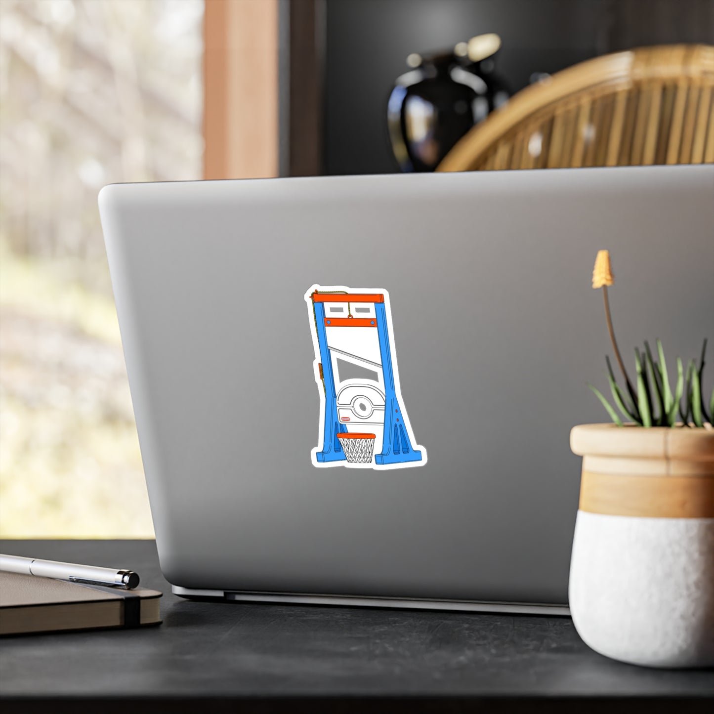 Guillotine Vinyl Sticker