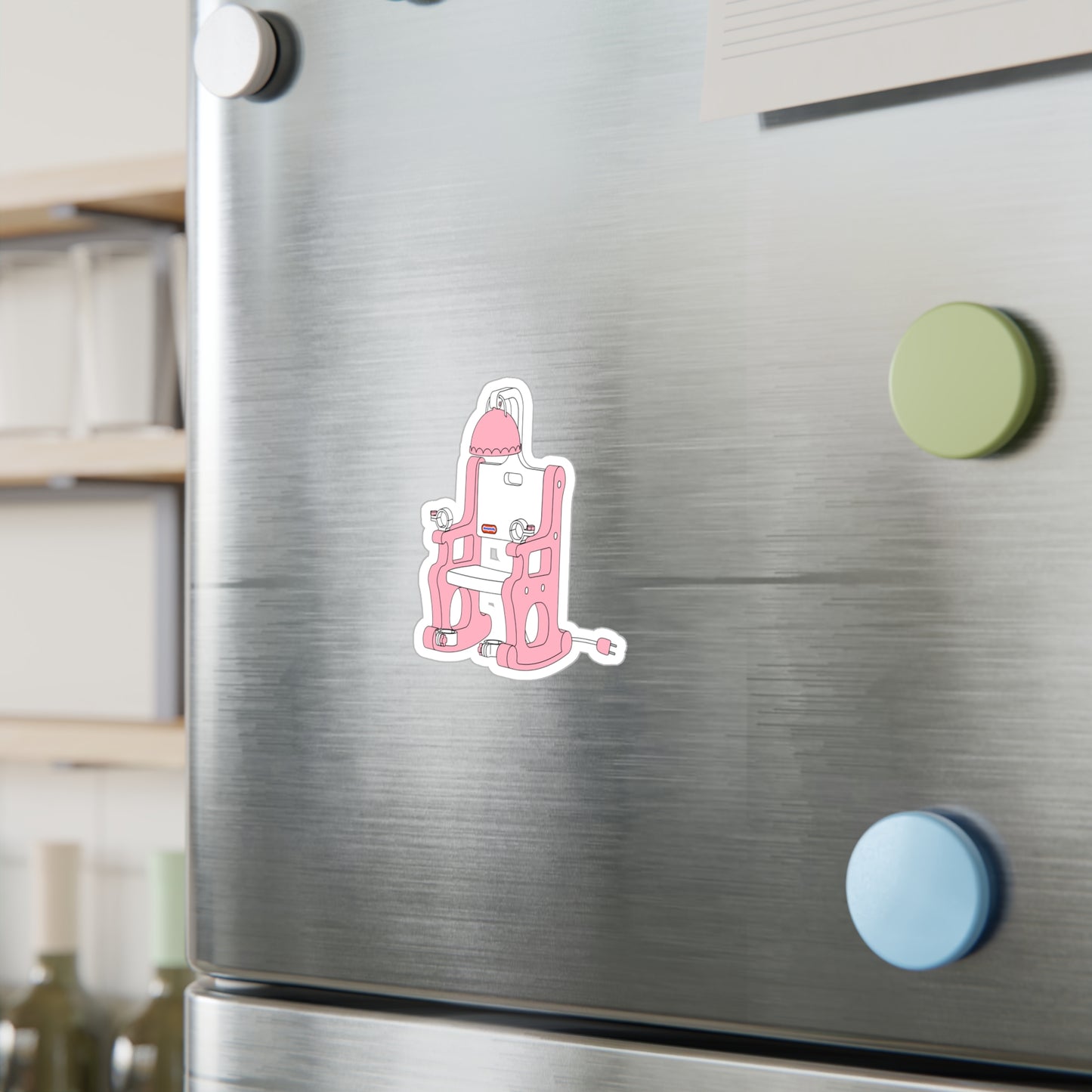 Electric Chair Vinyl Sticker