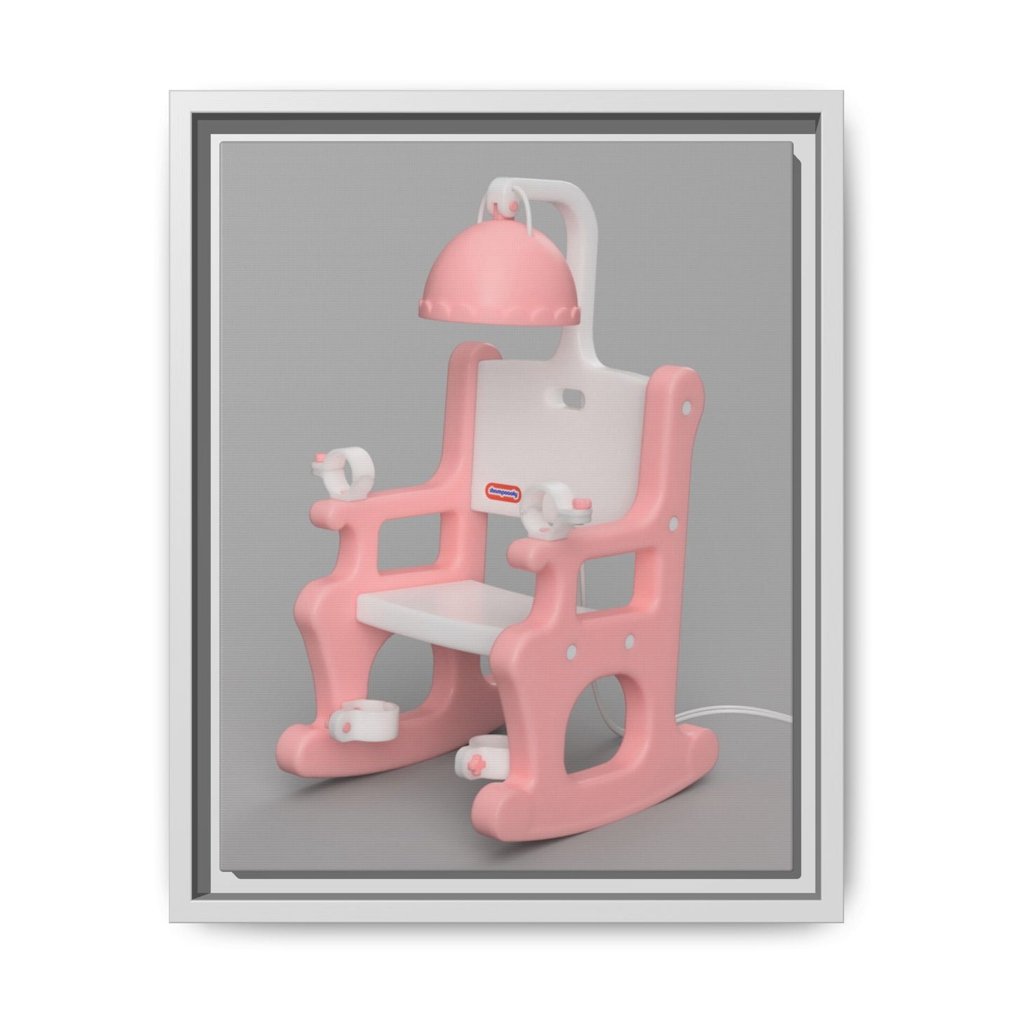 Electric Chair Framed Canvas Gallery Wrap