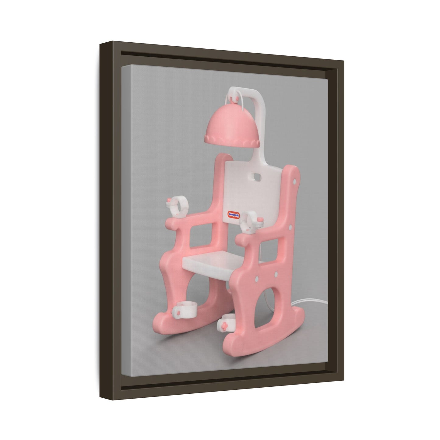 Electric Chair Framed Canvas Gallery Wrap