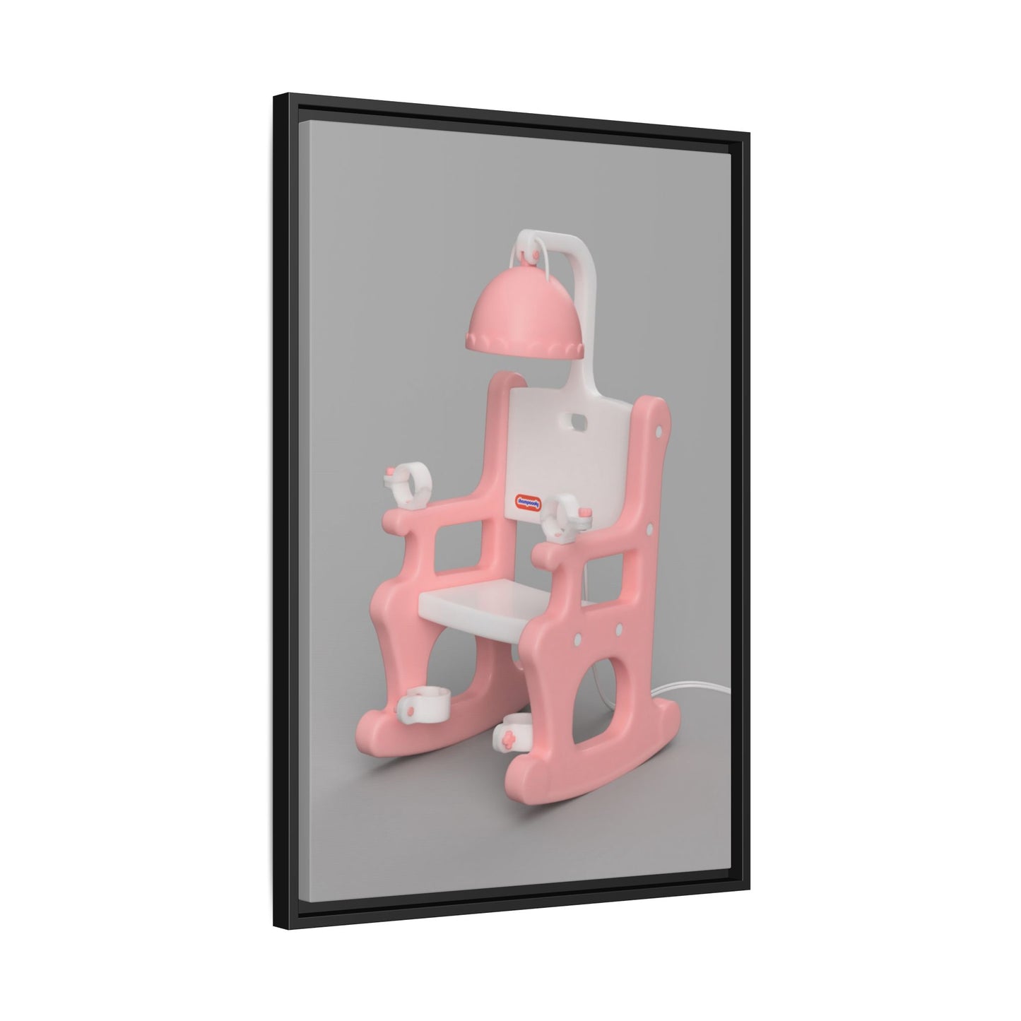 Electric Chair Framed Canvas Gallery Wrap