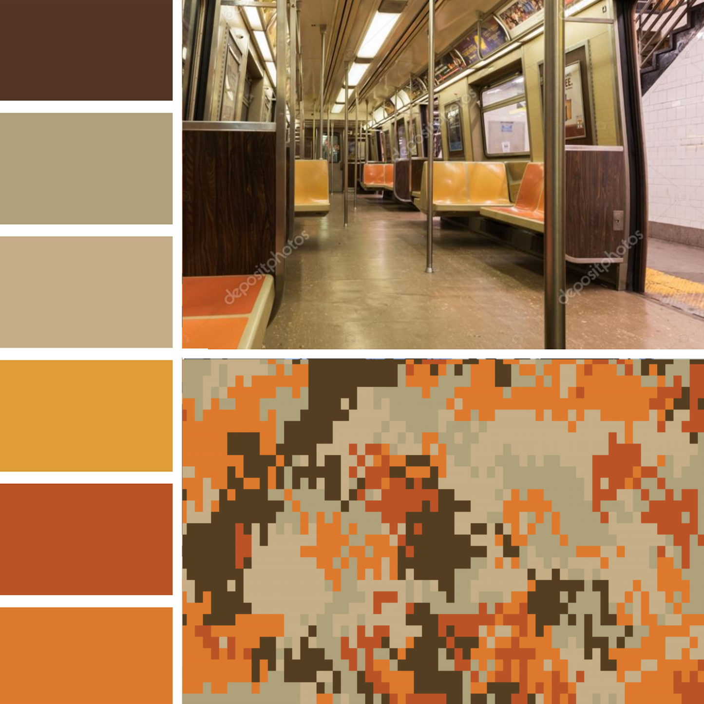 Métro Camouflage Var.1