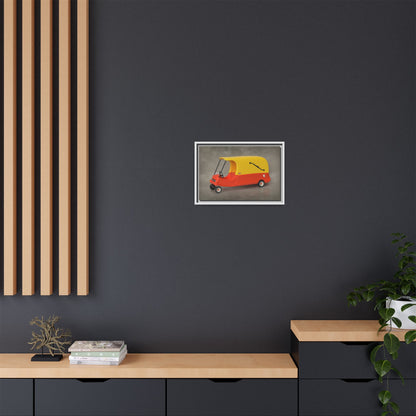Hearse Framed Canvas Gallery Wrap