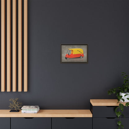 Hearse Framed Canvas Gallery Wrap