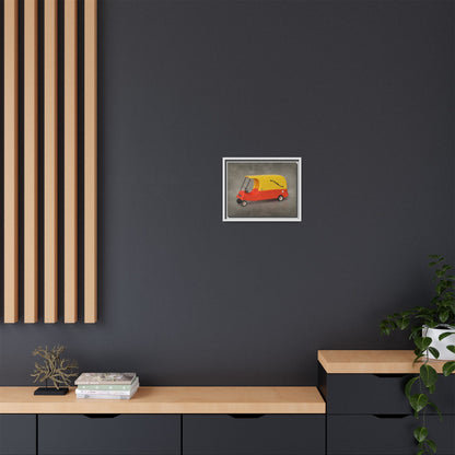 Hearse Framed Canvas Gallery Wrap