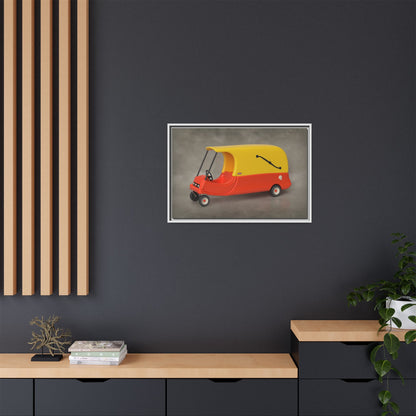 Hearse Framed Canvas Gallery Wrap