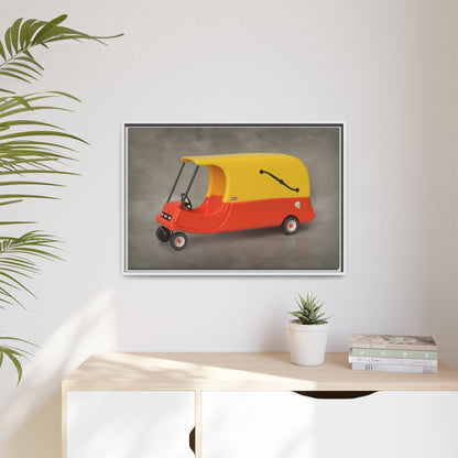 Hearse Framed Canvas Gallery Wrap
