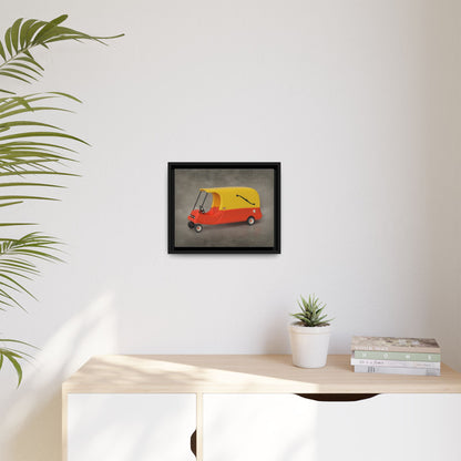 Hearse Framed Canvas Gallery Wrap