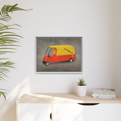 Hearse Framed Canvas Gallery Wrap