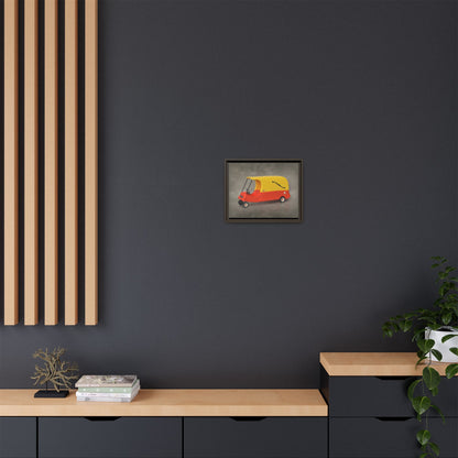 Hearse Framed Canvas Gallery Wrap