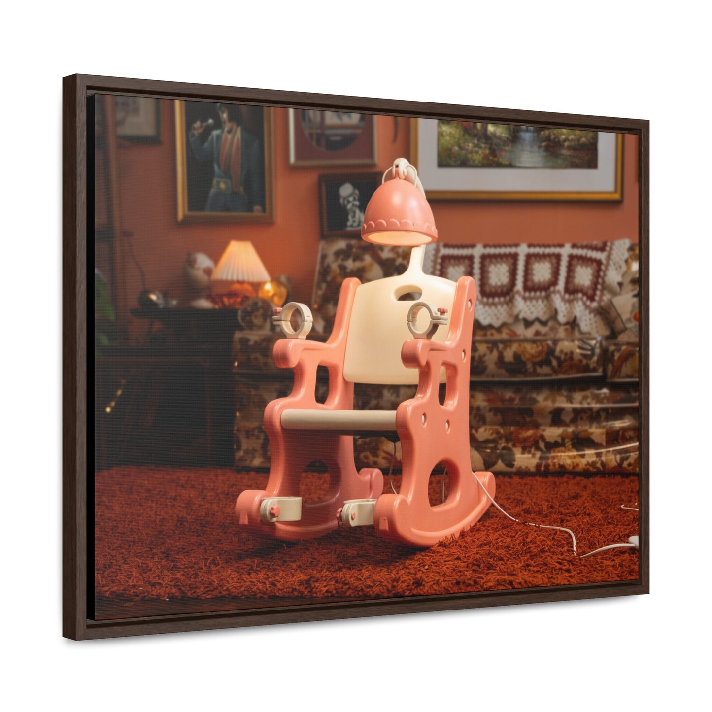 Electric Chair- Framed Gallery Canvas Wrap