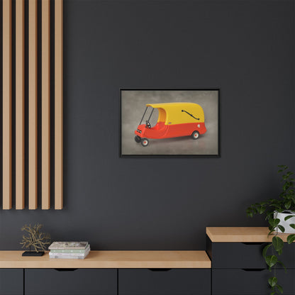 Hearse Framed Canvas Gallery Wrap