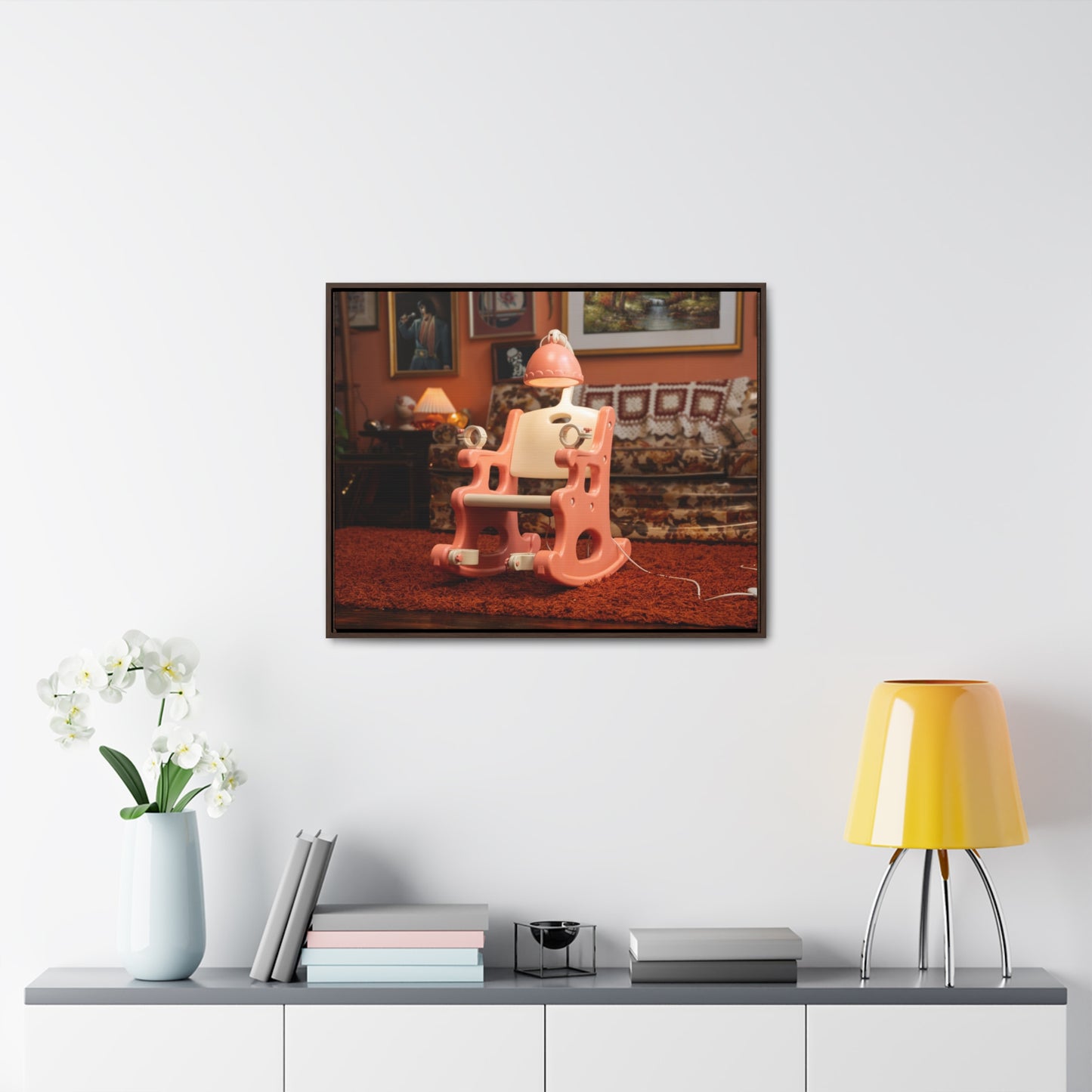 Electric Chair- Framed Gallery Canvas Wrap