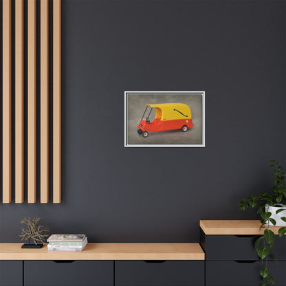 Hearse Framed Canvas Gallery Wrap