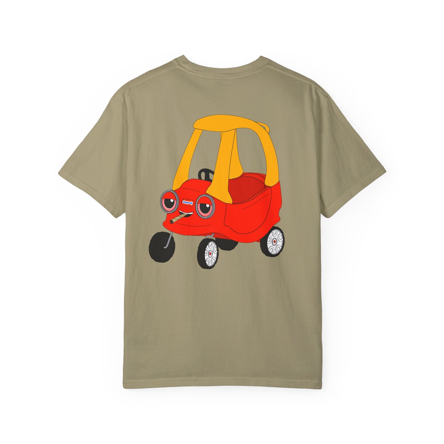 Stoned Cozy Coupe T-Shirt (Back Printed)