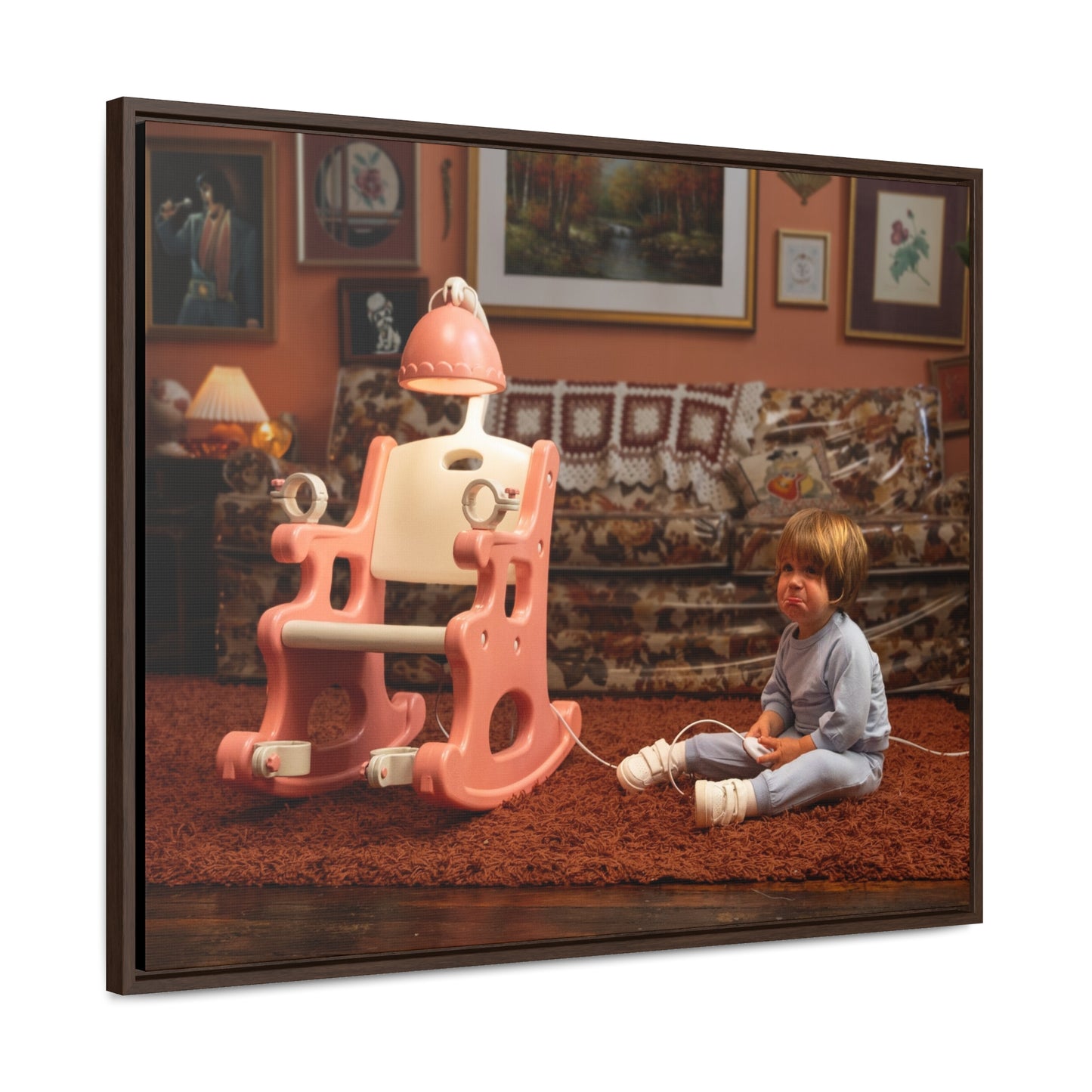 Electric Chair "Timeout"- Framed Gallery Canvas Wrap