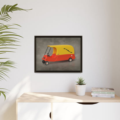 Hearse Framed Canvas Gallery Wrap