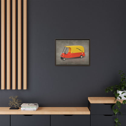 Hearse Framed Canvas Gallery Wrap