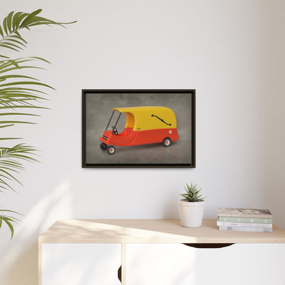 Hearse Framed Canvas Gallery Wrap